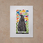 Xilogravura Fulozinha - 66 X 48 cm