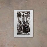 Xilogravura Gravidas Sertanejas - 66 X 48 cm