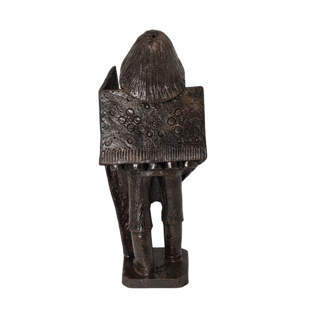 Escultura Caboclo de Lança em Barro