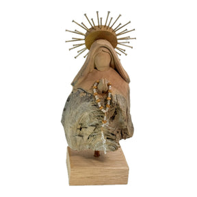 Imagem Nossa Senhora em Madeira 30 cm