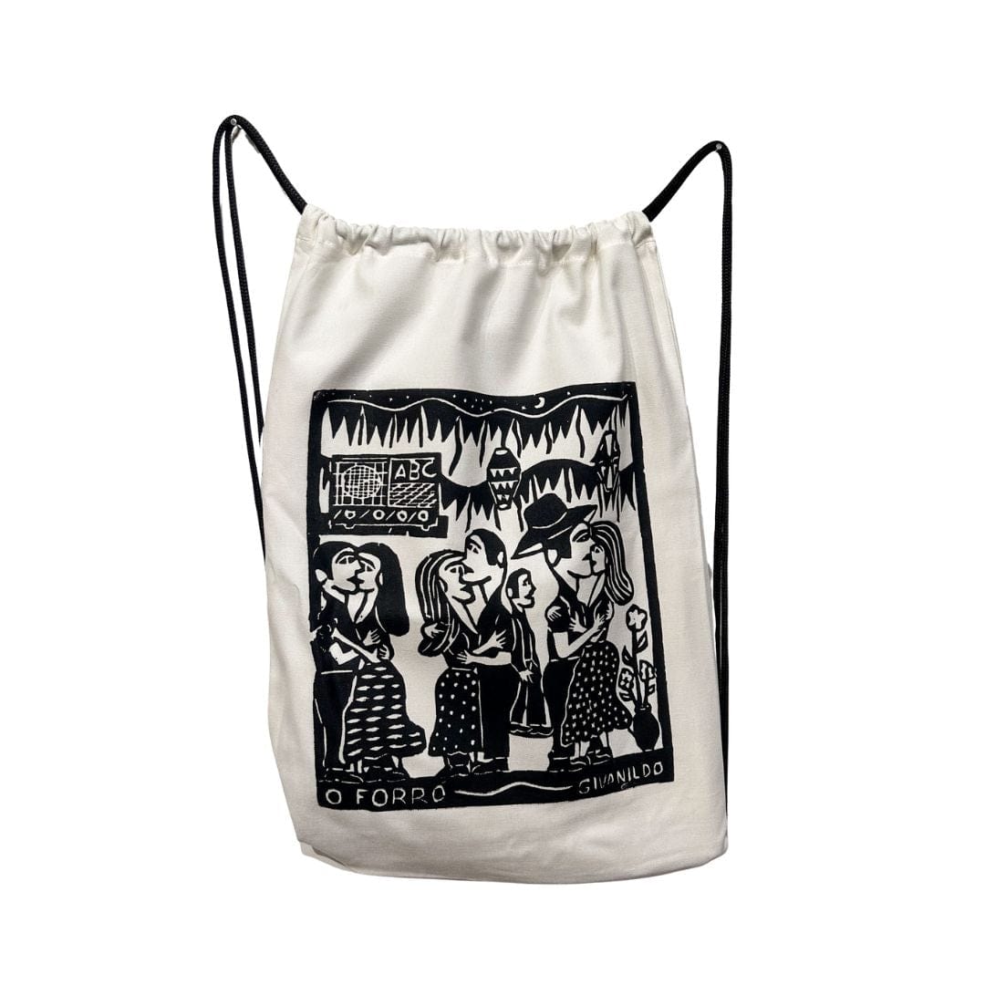 Mochila de Costas Xilogravura- O Forró