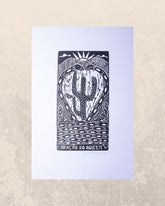 Xilogravura Coração do Agreste P